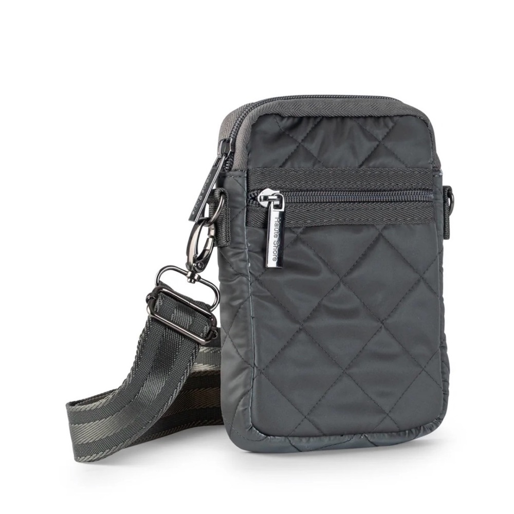 Haute Shore Casey Shadow Gray Quilted Crossbody Bag NWT Travel Puffer - Picture 3 of 5